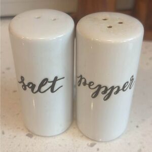 Ceramic salt and pepper shakers